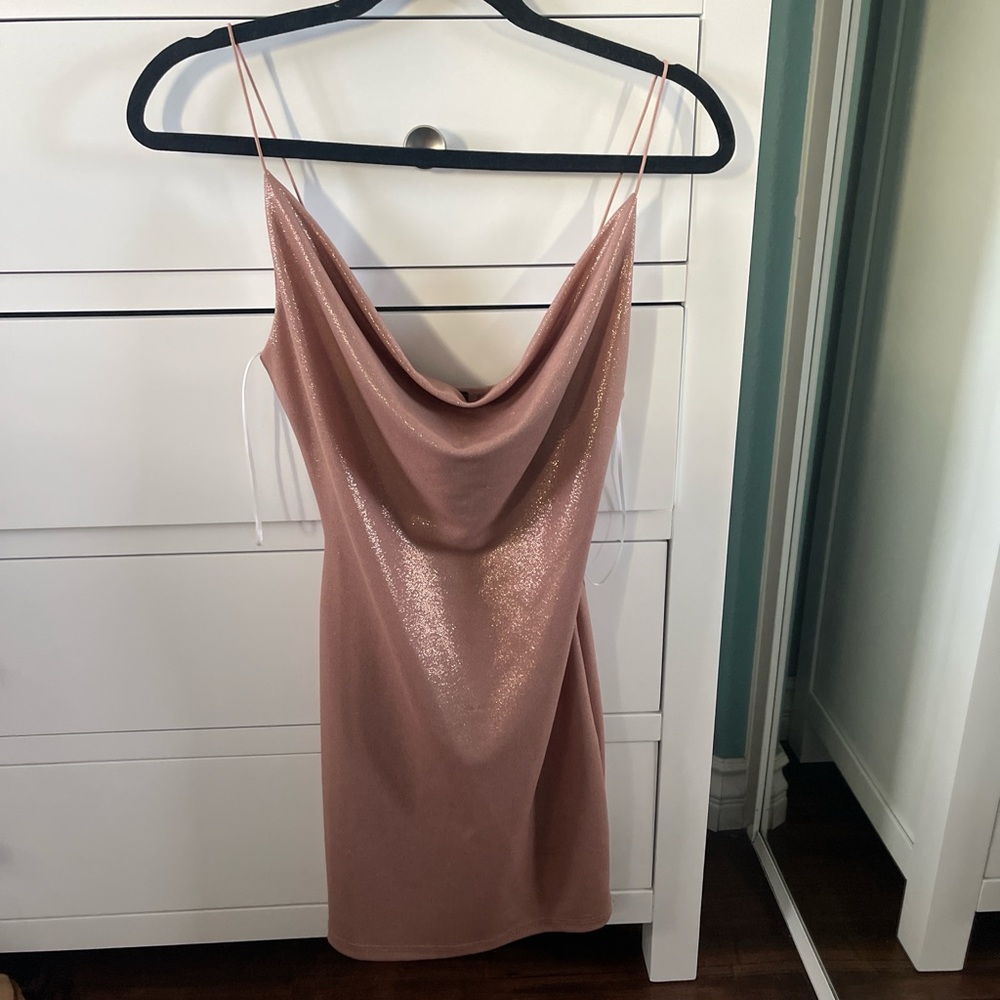 Windsor Blush Satin Dress